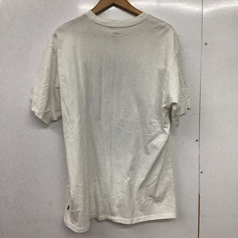 リーバイス Levi s Tシャツ 半袖 半袖カットソー プリントTシャツ クルーネックカットソー M プリント 白 / ホワイト /  メンズ USED 古着 中古 10150262
