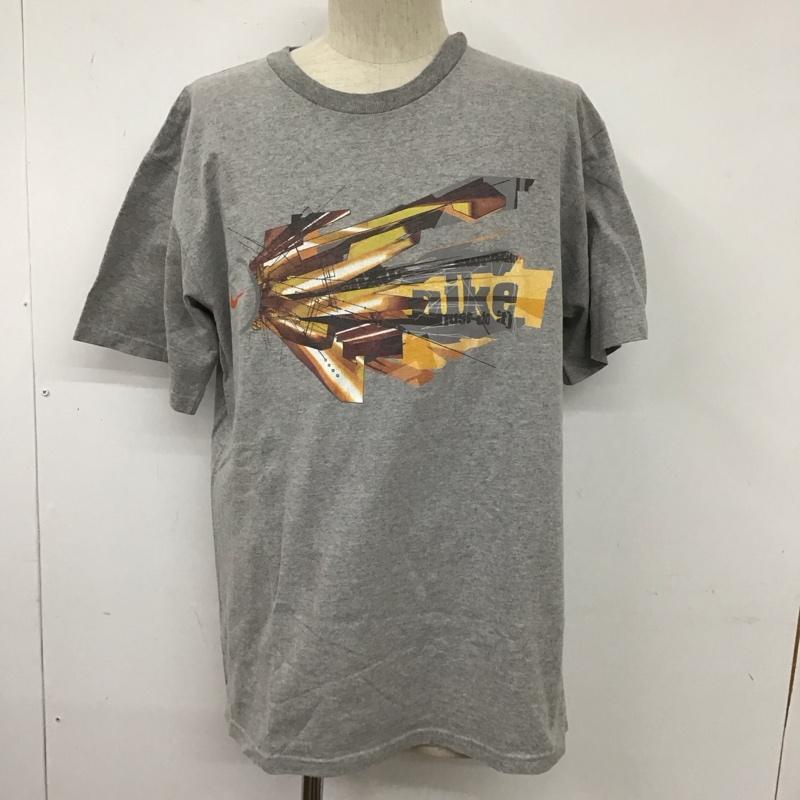 ナイキ NIKE Tシャツ 半袖 USA M プリント 灰 / グレー /  メンズ USED 古着 中古 10128351
