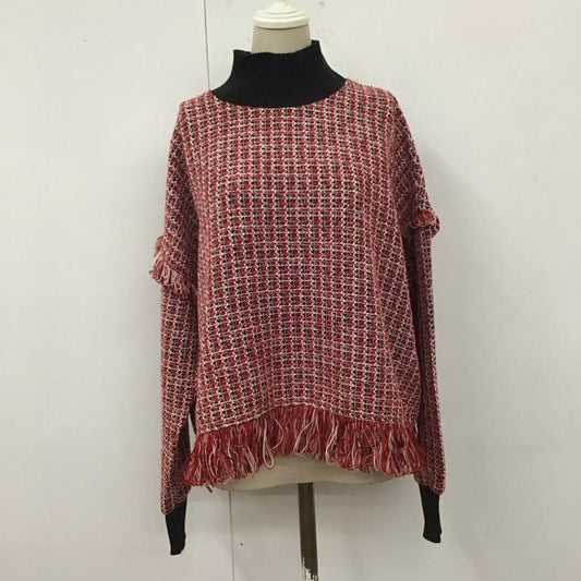 ザラウーマン ZARA WOMAN カットソー 長袖 長袖カットソー スタンドネックカットソー ロングスリーブカットソー XS 総柄 マルチカラー / マルチカラー /  レディース USED 古着 中古 10123748