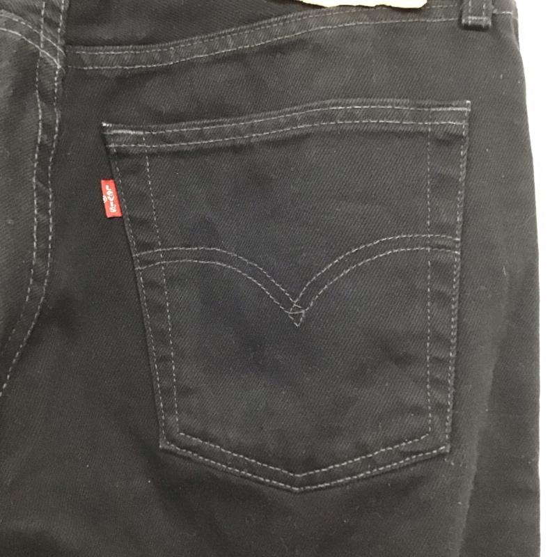リーバイストラウスアンドコー Levi Strauss & co. パンツ デニム、ジーンズ デニムパンツ ストレートパンツ ワイドパンツ カジュアルパンツ 34 無地 黒 / ブラック /  メンズ USED 古着 中古 10114180