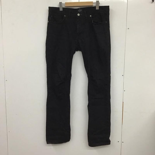 ポールスミス Paul Smith パンツ デニム、ジーンズ デニムパンツ スリムパンツ カジュアルパンツ ストレッチパンツ XL 無地 黒 / ブラック /  メンズ USED 古着 中古 10133375