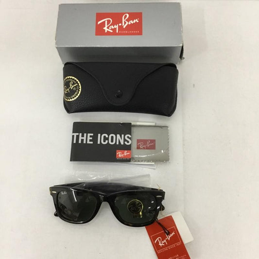 レイバン Ray-Ban めがね・サングラス サングラス RB2140-F WAYFARER カラーレンズ ケース付き ロゴ、文字 茶 / ブラウン /  メンズ USED 古着 中古 10129426