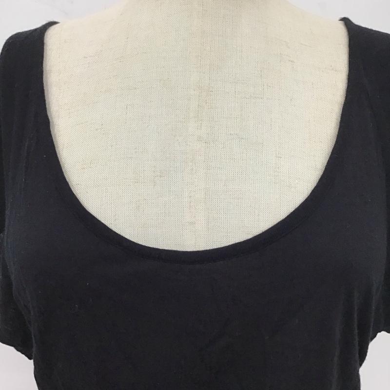 アズールバイマウジー AZUL BY MOUSSY ワンピース ロングスカート フレンチスリーブ M 無地 黒 / ブラック /  レディース USED 古着 中古 10115425
