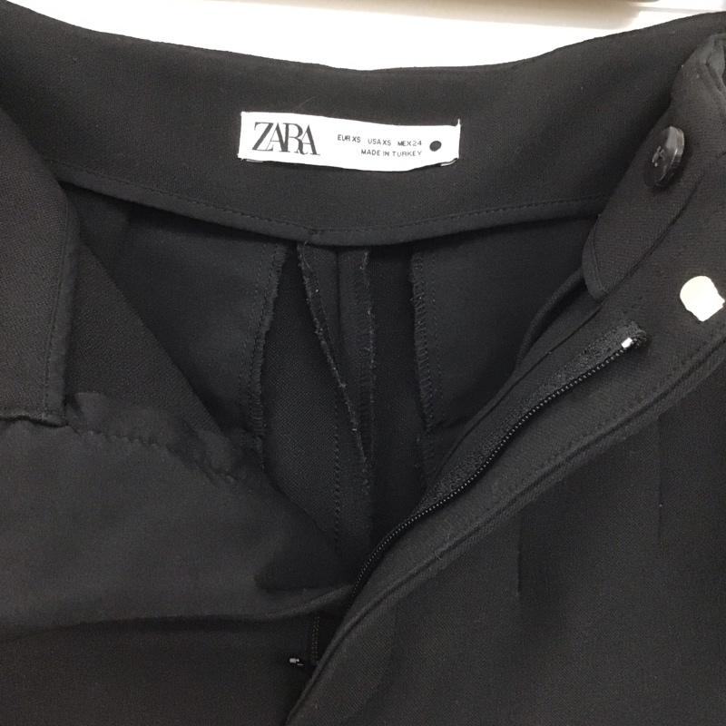 ザラ ZARA パンツ ショートパンツ XS 無地 黒 / ブラック /  レディース USED 古着 中古 10148621