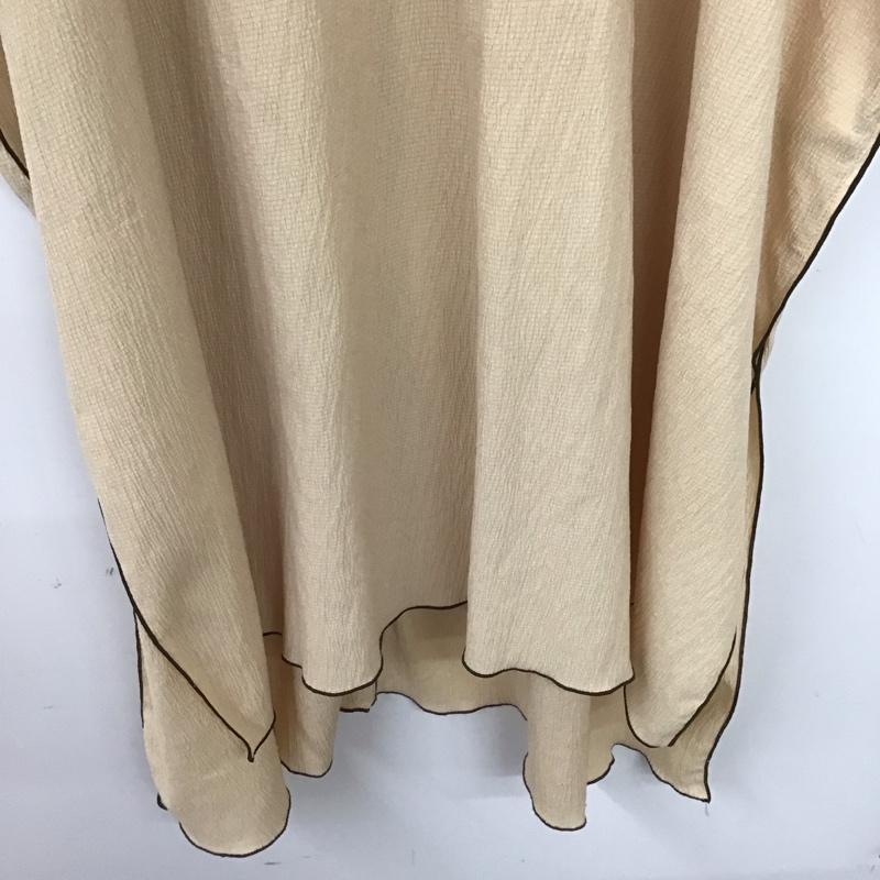 アイテムズ アーバンリサーチ ITEMS URBAN RESEARCH ワンピース ロングスカート it25-26B008 FREE 無地 ベージュ / ベージュ /  レディース USED 古着 中古 10133975