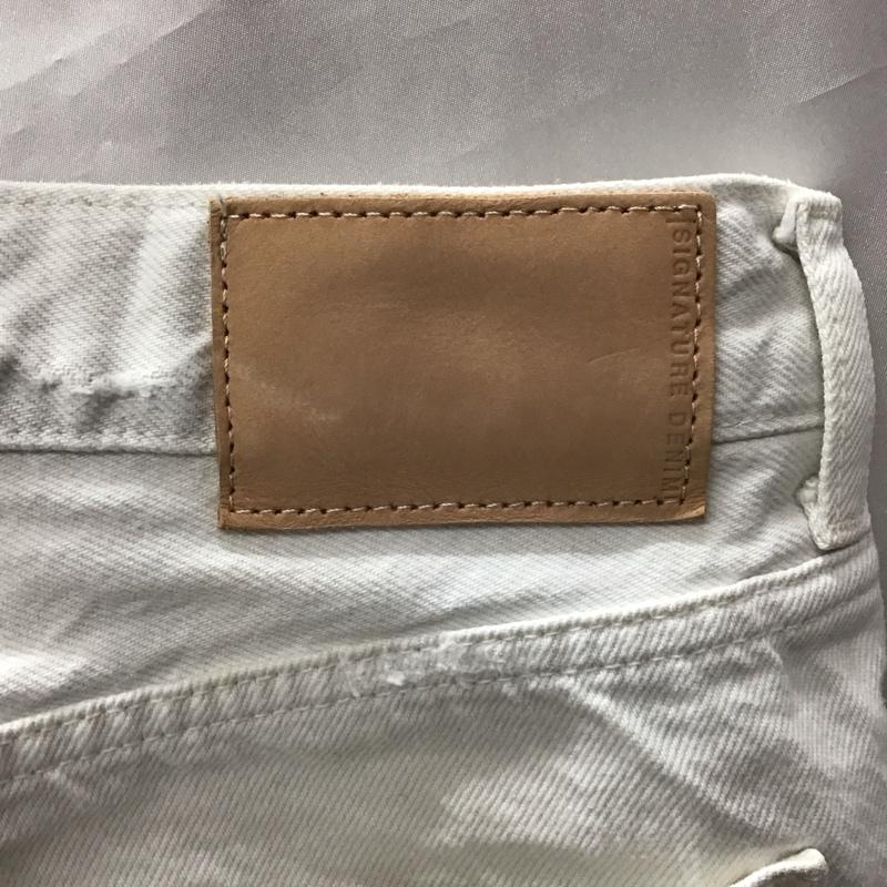 ザラ ZARA パンツ デニム、ジーンズ 6840 052 250 ホワイトデニム 無地 白 / ホワイト /  レディース USED 古着 中古 10123506