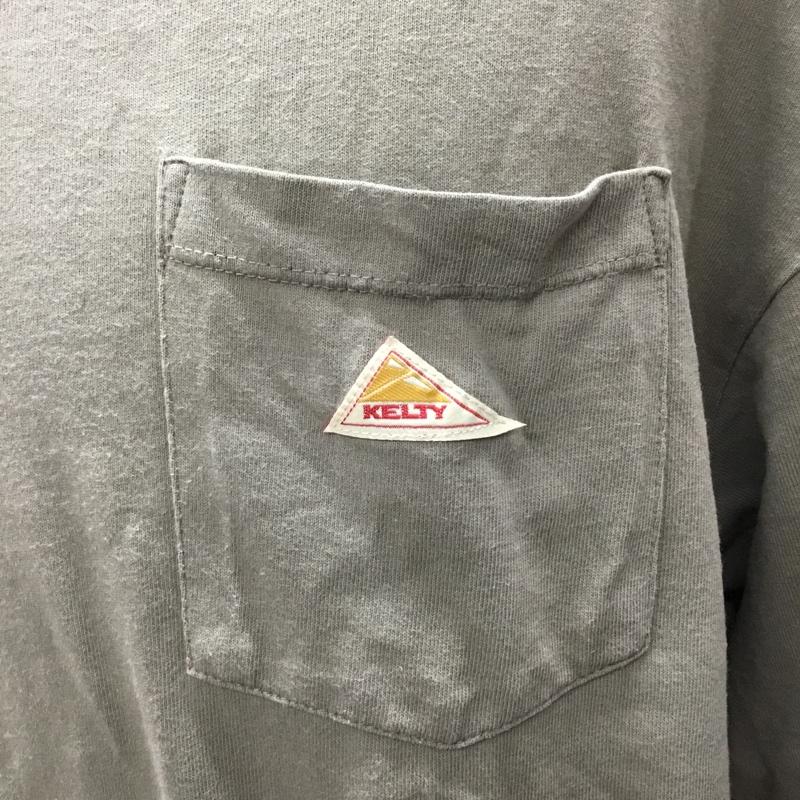 ケルティ KELTY Tシャツ 半袖 KE22SSFS01 胸ポケット S ロゴ、文字 ベージュ / ベージュ /  メンズ USED 古着 中古 10118969