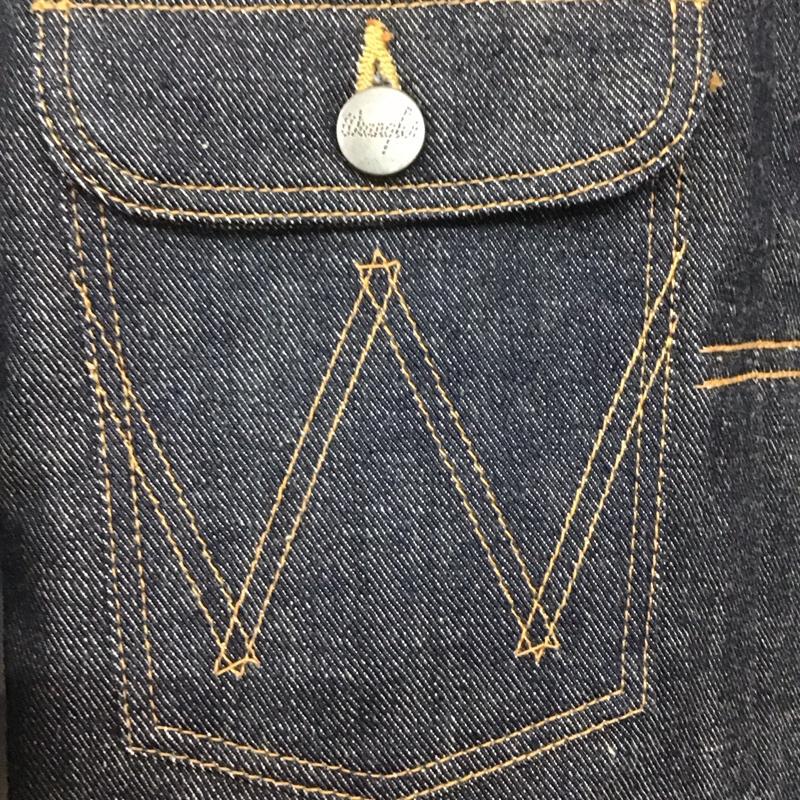 ラングラー Wrangler ジャケット、上着 ジャケット、ブレザー 11mj 復刻 日本製 デニムジャケット Gジャン 40 ロゴ、文字 インディゴ / インディゴ /  メンズ USED 古着 中古 10143227