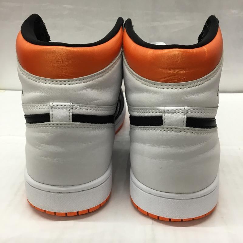 ナイキ NIKE スニーカー スニーカー 555088-180 AIR JORDAN 1 RETRO HIGH OG 29cm 29.0cm ロゴ、文字 白 / ホワイト / X 黒 / ブラック / X 橙 / オレンジ /  メンズ USED 古着 中古 10112498