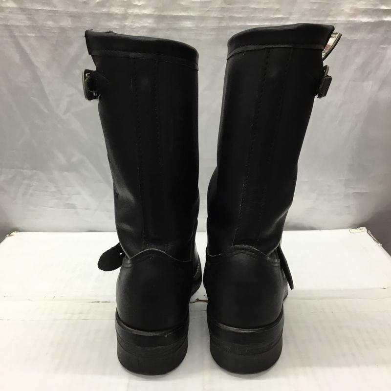 チペワ Chippewa ブーツ エンジニアブーツ 27863 ENGINEER BOO 11インチエンジニアブーツ 5E ロゴ、文字 黒 / ブラック /  レディース USED 古着 中古 10120729