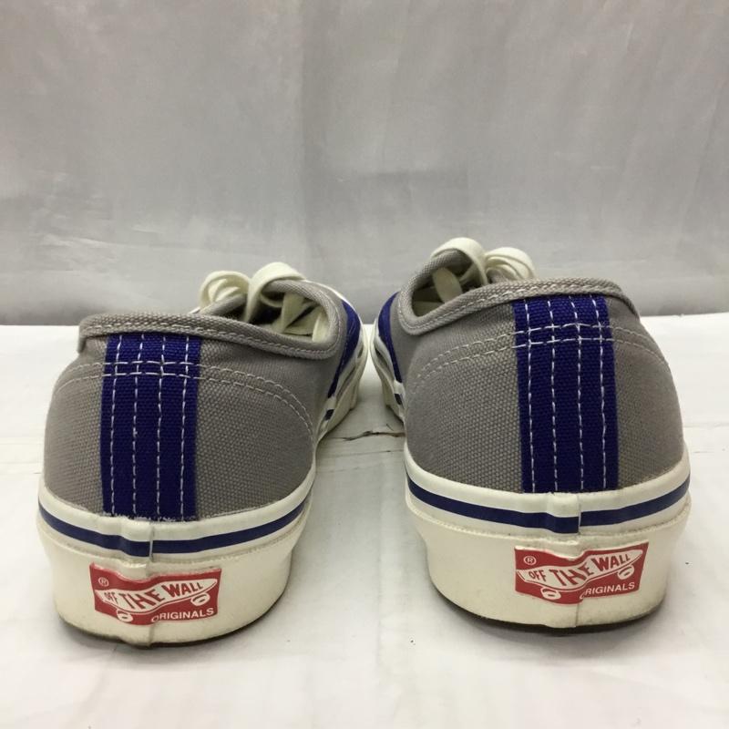 バンズ VANS スニーカー スニーカー 721356 ローカット 27cm 27.0cm ロゴ、文字 青 / ブルー / X 灰 / グレー /  メンズ USED 古着 中古 10121847