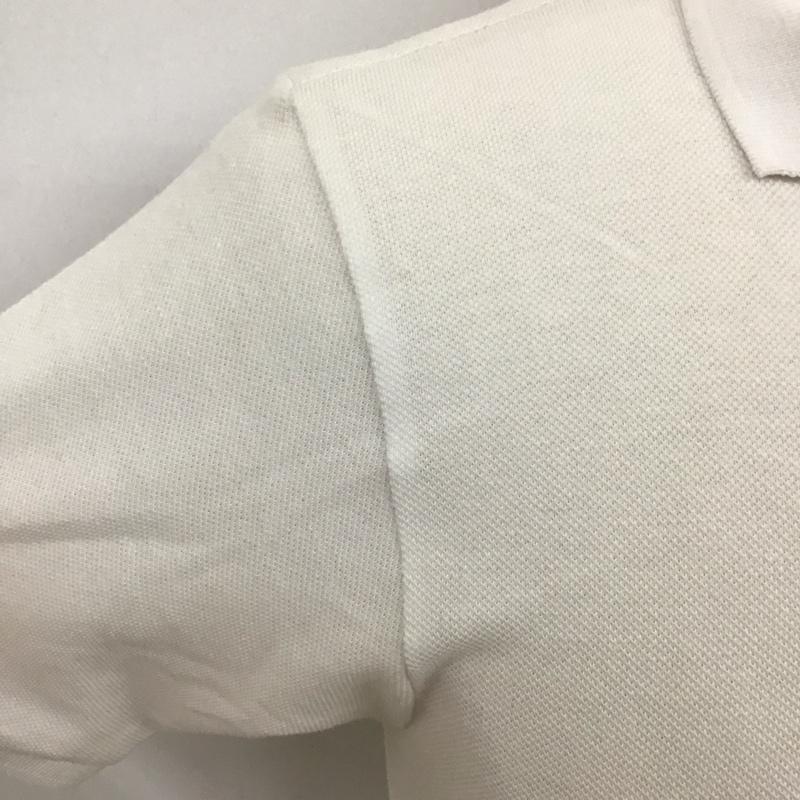 クリームソーダ CREAMSODA ポロシャツ 半袖 半袖ポロシャツ カラーシャツ 半袖カットソー S ロゴ、文字 白 / ホワイト /  メンズ USED 古着 中古 10113114