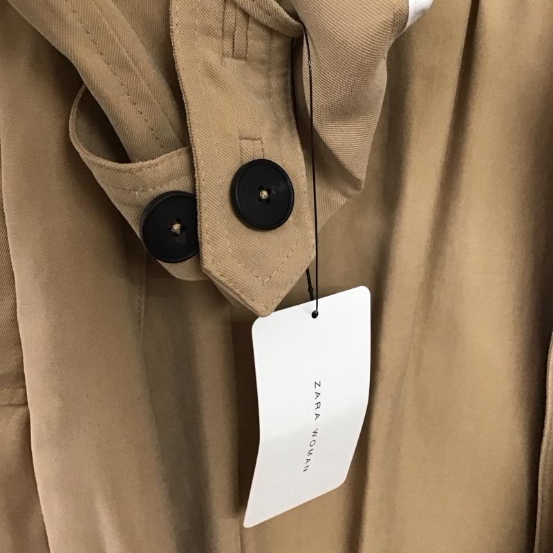 ザラ ZARA コート コート一般 スプリングコート ロングコート アウター XS 無地 ベージュ / ベージュ /  レディース USED 古着 中古 10145159