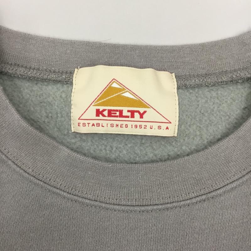 ケルティ KELTY トレーナー 長袖 23fw-kevt001 スウェット 長袖トレーナー クルーネックカットソー XL ロゴ、文字 灰 / グレー /  メンズ USED 古着 中古 10121802