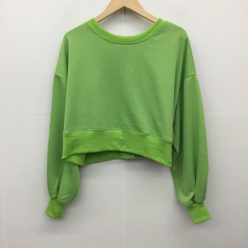 レイカズン Ray Cassin カーディガン 長袖 422-838748 FREE 無地 黄緑 / イエローグリーン /  レディース USED 古着 中古 10142550