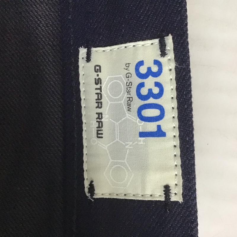 ジースターロゥ G-STAR RAW パンツ デニム、ジーンズ デニムパンツ ワーカージーンズ カジュアルパンツ ストレートパンツ 34インチ 無地 紺 / ネイビー /  メンズ USED 古着 中古 10107260