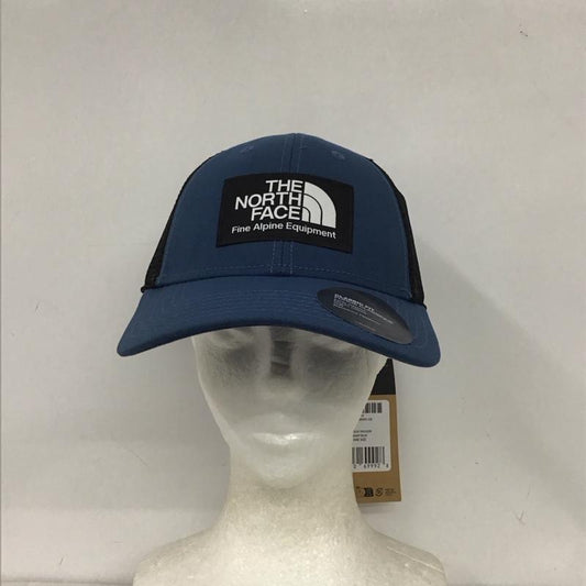 ザノースフェイス THE NORTH FACE 帽子 キャップ NF0A5FXA MUDDER TRUCKER メッシュキャップ タグ付き ロゴ、文字 青 / ブルー /  メンズ USED 古着 中古 10132509