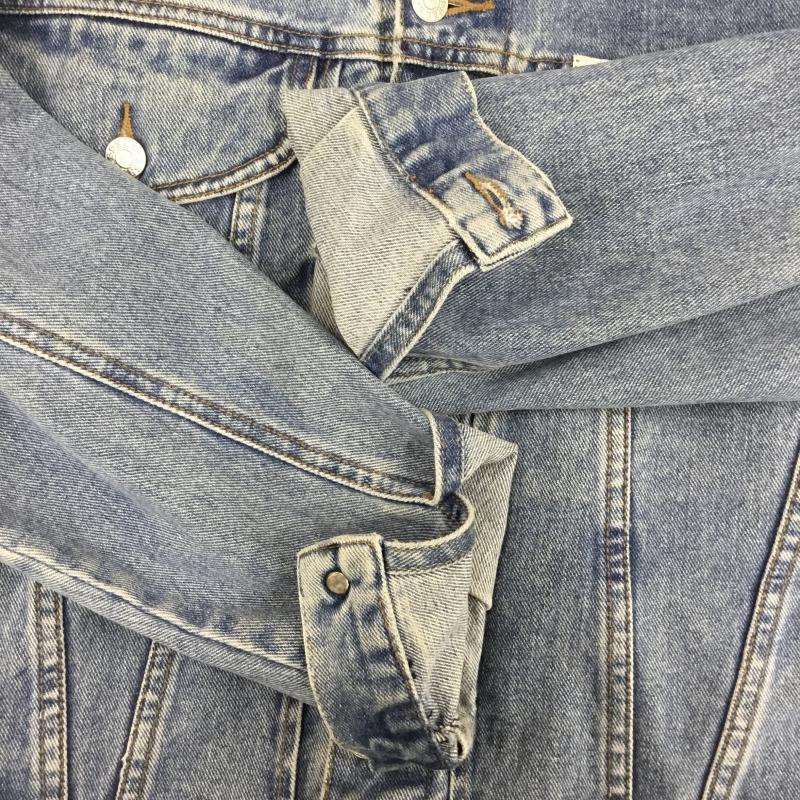 ゲス Guess ジャケット、上着 ジャケット、ブレザー 90s MADE IN USA S 無地 水色 / ライトブルー / X 青 / ブルー /  メンズ USED 古着 中古 10123101