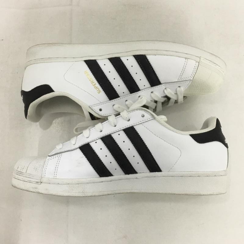 アディダス adidas スニーカー スニーカー C77124 SUPERSTAR スーパースター 26.5cm 26.5cm ロゴ、文字 白 / ホワイト / X 黒 / ブラック /  メンズ USED 古着 中古 10148407