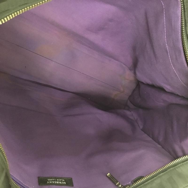 バーバリーブラックレーベル BURBERRY BLACK LABEL ブリーフケース、書類かばん ブリーフケース、書類かばん チェック ロゴ、文字 黒 / ブラック /  メンズ USED 古着 中古 10140437