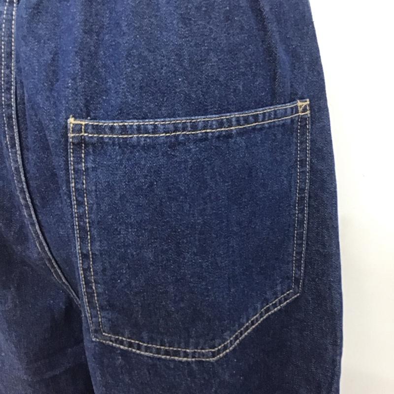 エヘカソポ ehka sopo パンツ デニム、ジーンズ 1405807 ワイドパンツ FREE 無地 インディゴ / インディゴ /  レディース USED 古着 中古 10107950
