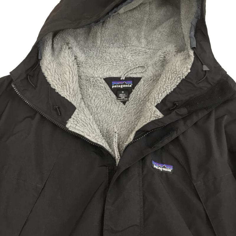 パタゴニア patagonia ジャケット、上着 ジャンパー、ブルゾン インファーノジャケット M ロゴ、文字 黒 / ブラック /  メンズ USED 古着 中古 10137708