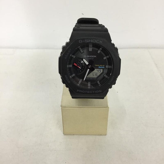 ジーショック G-SHOCK 腕時計 アナログ（クォーツ式） GA-82100 アナログコンビネーション 八角形 ロゴ、文字 黒 / ブラック /  メンズ USED 古着 中古 10145829