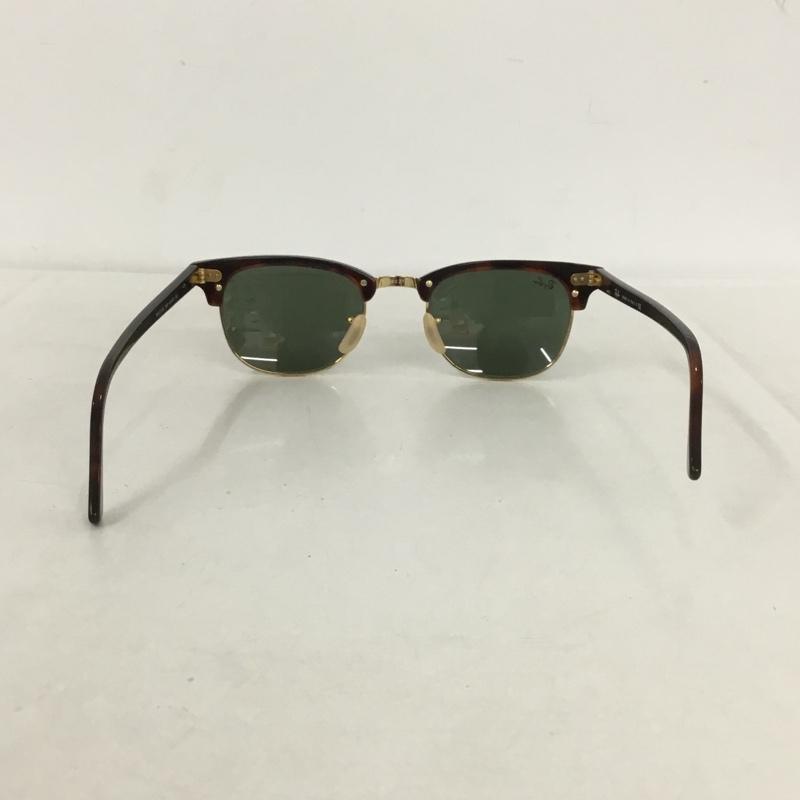 レイバン Ray-Ban めがね・サングラス サングラス RB2156 NEW CLUBMASTER 無地 茶 / ブラウン / X 金 / ゴールド /  メンズ USED 古着 中古 10137932