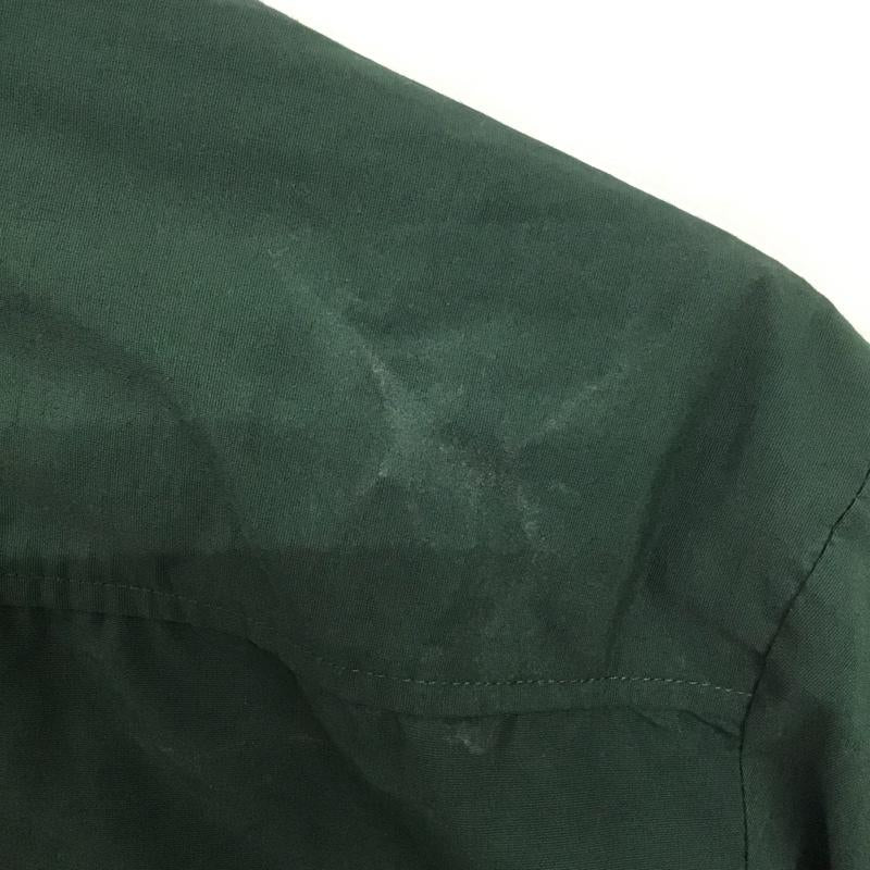エクストララージ XLARGE シャツ、ブラウス 長袖 01193403 ナイロンワークシャツ 長袖シャツ カラーシャツ M ロゴ、文字 緑 / グリーン /  メンズ USED 古着 中古 10137968