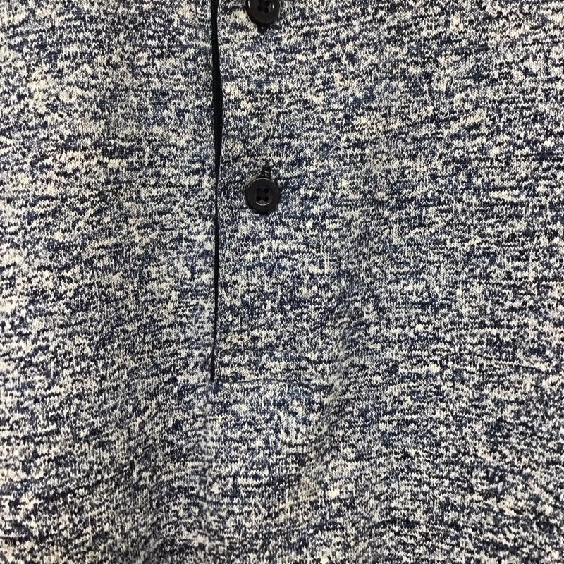 トミーヒルフィガー TOMMY HILFIGER ポロシャツ 半袖 半袖ポロシャツ 半袖カットソー カラーシャツ L 無地 青 / ブルー /  メンズ USED 古着 中古 10129068