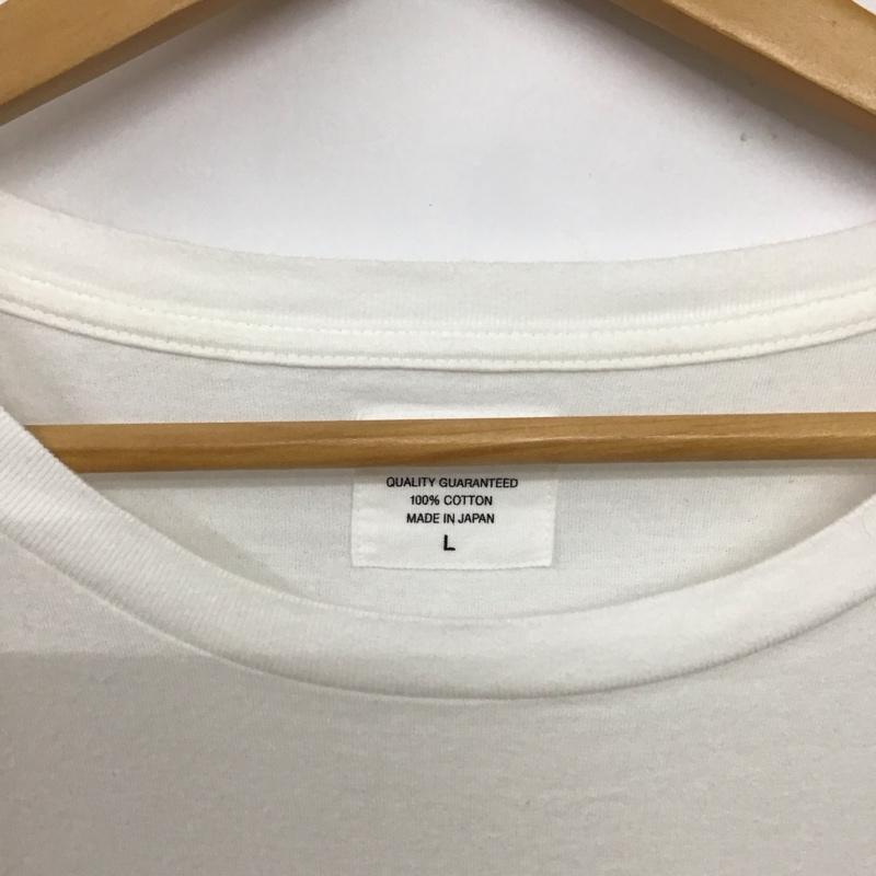 ギルティーパーティーズ GUILTYPARTIES Tシャツ 半袖 半袖カットソー プリントTシャツ クルーネックカットソー L ロゴ、文字 白 / ホワイト /  メンズ USED 古着 中古 10135721