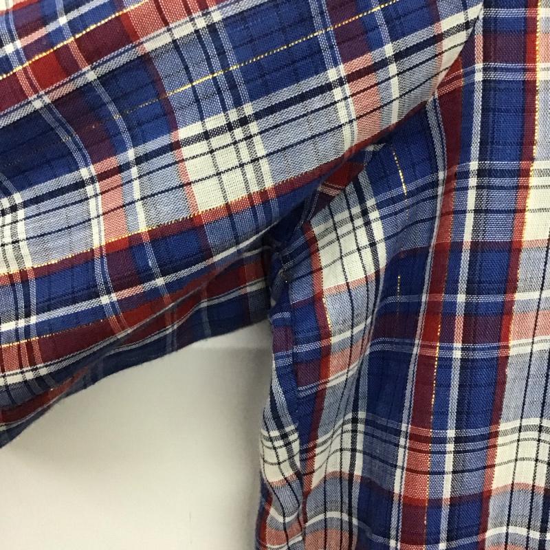 古着 USED シャツ、ブラウス 長袖 長袖シャツ チェックシャツ カラーシャツ ウエスタンシャツ チェック マルチカラー / マルチカラー /  メンズ USED 古着 中古 10139482