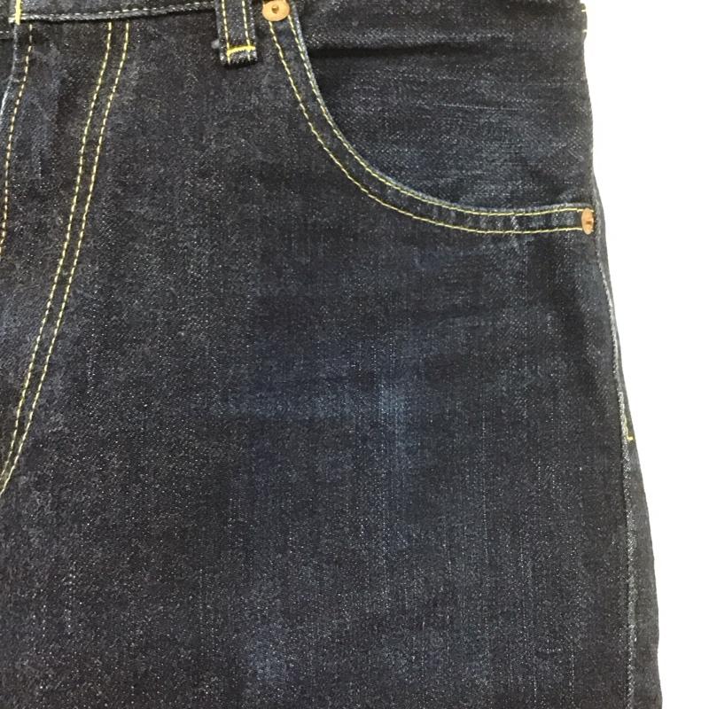 シックスティエイトアンドブラザーズ 68&brothers パンツ デニム、ジーンズ デニムパンツ ストレートパンツ ワイドパンツ カジュアルパンツ M 無地 インディゴ / インディゴ /  メンズ USED 古着 中古 10109303