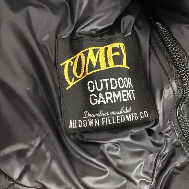 コンフィー comfy ジャケット、上着 ジャンパー、ブルゾン cmf1902-j01c ダウンジャケット ジップアップパーカージャケット M 無地 黒 / ブラック /  メンズ USED 古着 中古 10145705