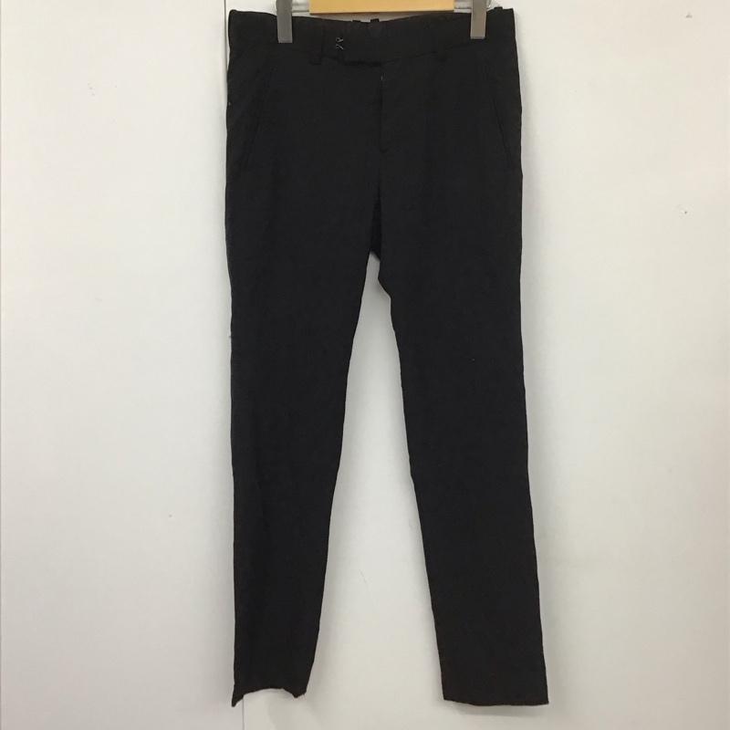 ザヴィリディアン The Viridi-anne パンツ スラックス スリムパンツ カジュアルスラックス タイトパンツ 2 無地 黒 / ブラック /  メンズ USED 古着 中古 10111657