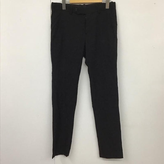 ザヴィリディアン The Viridi-anne パンツ スラックス スリムパンツ カジュアルスラックス タイトパンツ 2 無地 黒 / ブラック /  メンズ USED 古着 中古 10111657