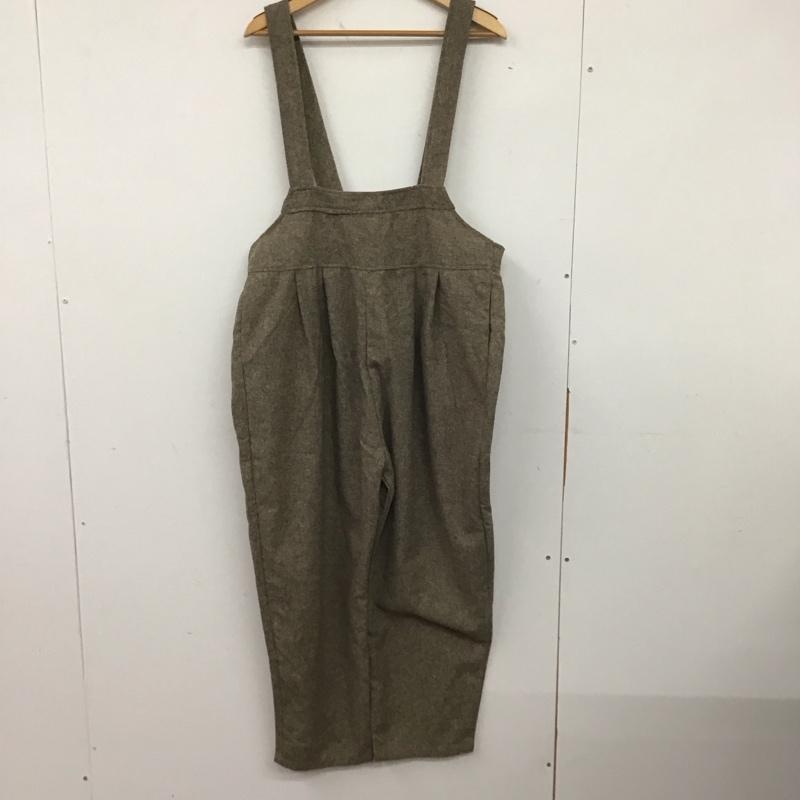 サマンサモスモス Samansa Mos2 サロペット・オーバーオール サロペット、オーバーオール オーバーオール つなぎ オールインワン FREE 無地 茶 / ブラウン /  レディース USED 古着 中古 10142043