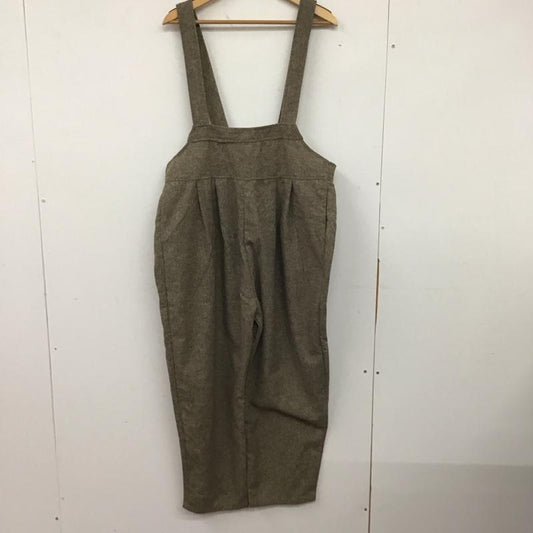 サマンサモスモス Samansa Mos2 サロペット・オーバーオール サロペット、オーバーオール オーバーオール つなぎ オールインワン FREE 無地 茶 / ブラウン /  レディース USED 古着 中古 10142043