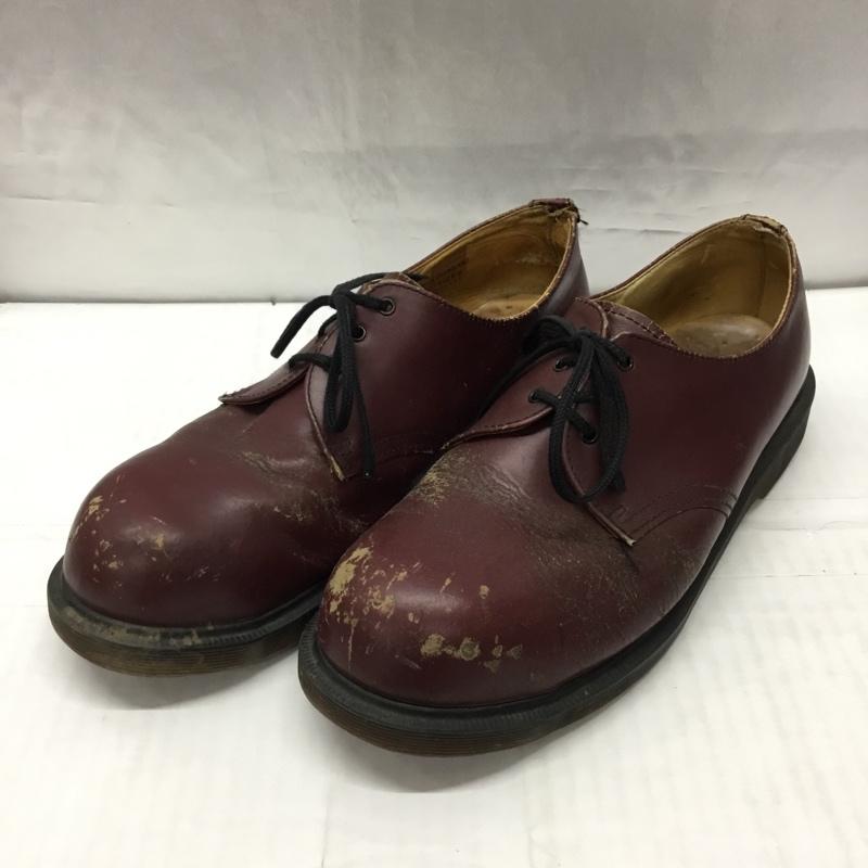 ドクターマーチン Dr.Martens 革靴 革靴 AW006 3ホール FH1925 イングランド製 8 無地 ボルドー / ボルドー /  メンズ USED 古着 中古 10120724