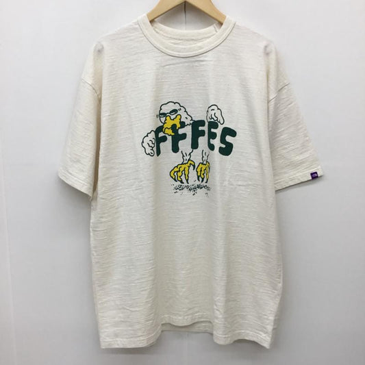 ザ ノースフェイス パープルレーベル THE NORTH FACE PURPLE LABEL Tシャツ 半袖 N25SI066 XL キャラクター ベージュ / ベージュ / X アイボリー / アイボリー /  メンズ USED 古着 中古 10151144