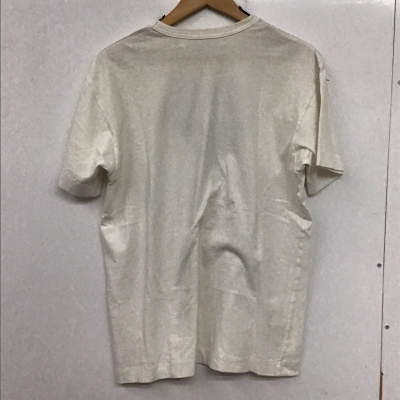 プレイコムデギャルソン PLAY COMME des GARCONS Tシャツ 半袖 L プリント 白 / ホワイト /  メンズ USED 古着 中古 10134525