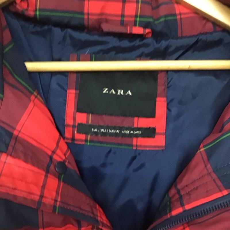 ザラ ZARA ジャケット、上着 ジャンパー、ブルゾン L チェック マルチカラー / マルチカラー /  メンズ USED 古着 中古 10145043