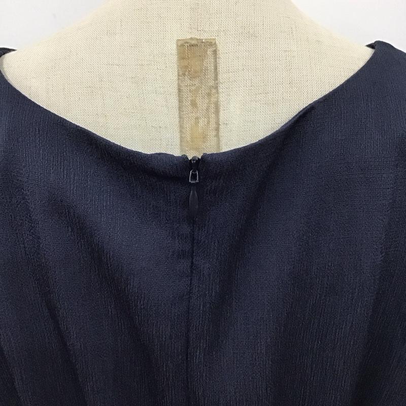 アパートバイローリーズ apart by lowrys ワンピース ロングスカート AP271012TK Vネック 半袖 FREE 無地 紺 / ネイビー /  レディース USED 古着 中古 10115502