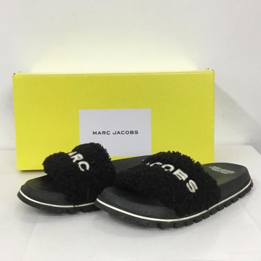 マークジェイコブス MARCJACOBS サンダル サンダル M9002400 箱有 ロゴ、文字 黒 / ブラック /  レディース USED 古着 中古 10138031