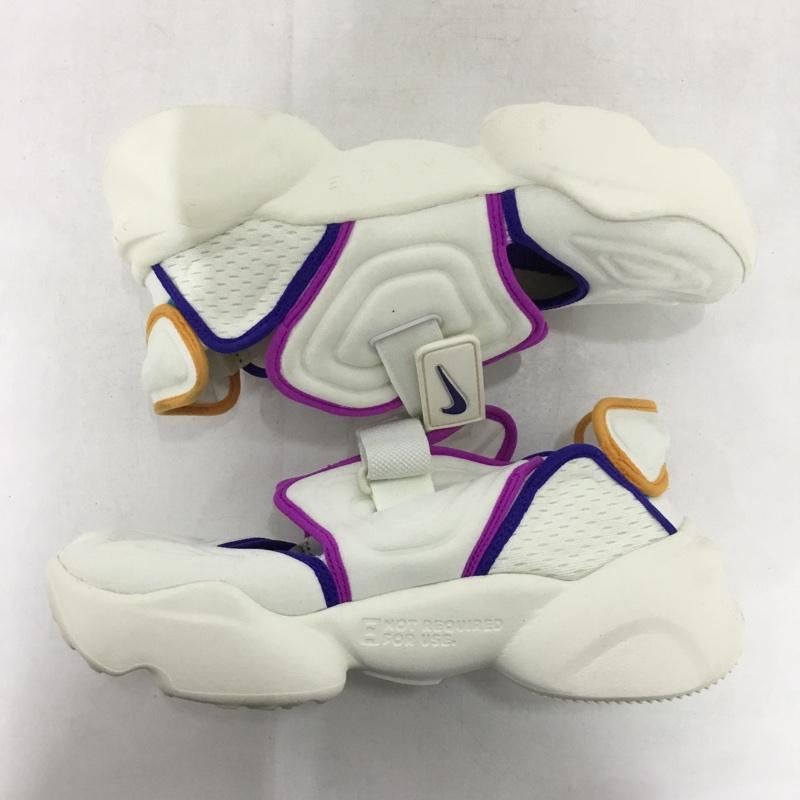 ナイキ NIKE スニーカー スニーカー DX3299-100 W AQUA RIFT 25cm 25.0cm ワンポイント 白 / ホワイト / X 紫 / パープル /  レディース USED 古着 中古 10149892