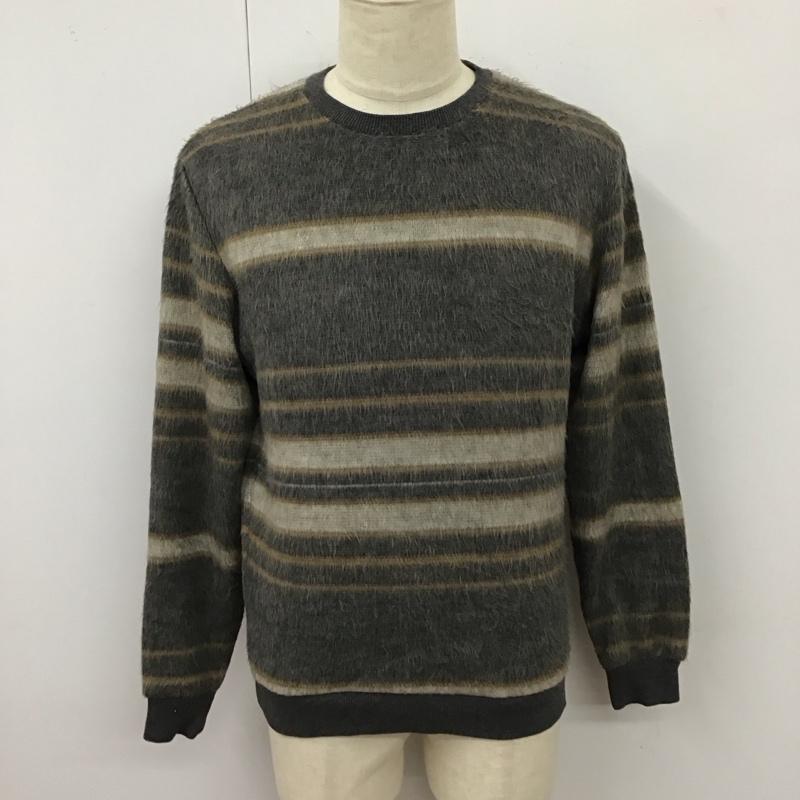 ザラ ZARA ニット、セーター 長袖 長袖ニットカットソー ニット セーター クルーネックニット M プリント マルチカラー / マルチカラー /  メンズ USED 古着 中古 10118308