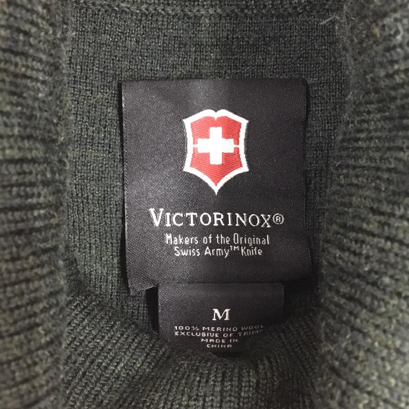 ビクトリノックス VICTORINOX ニット、セーター 長袖 長袖ニットカットソー ニット セーター タートルネックニット M 無地 緑 / グリーン /  メンズ USED 古着 中古 10116862