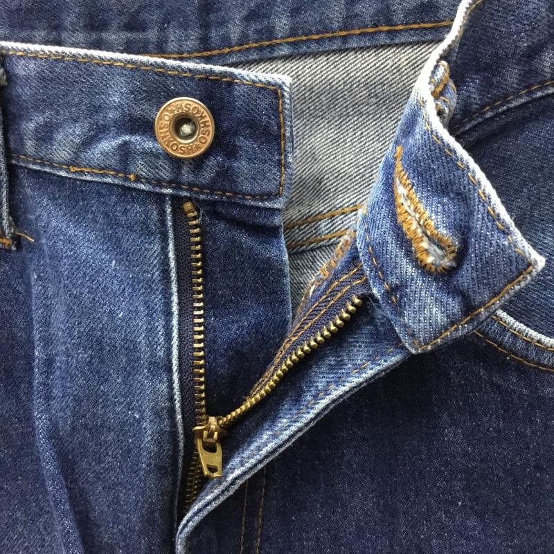 オシュコシュ OSHKOSH パンツ デニム、ジーンズ デニムパンツ ストレートパンツ ワイドパンツ カジュアルパンツ 無地 インディゴ / インディゴ /  メンズ USED 古着 中古 10121593