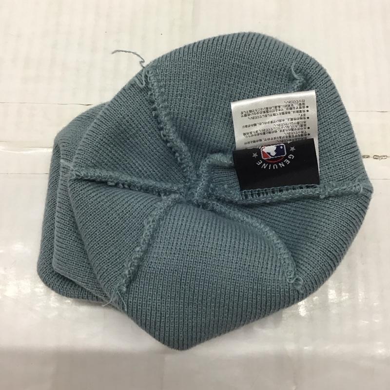 ニューエラ NEW ERA 帽子 ニット帽 ベーシック カフニット MLB ニューヨーク メッツ スレート ロゴ、文字 水色 / ライトブルー / X 橙 / オレンジ /  メンズ USED 古着 中古 10120887