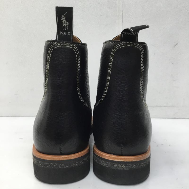 ポロラルフローレン POLO RALPH LAUREN ブーツ ショートブーツ 29.5cm 無地 黒 / ブラック /  メンズ USED 古着 中古 10140755